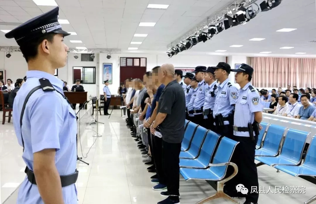 【扫黑除恶】凤县检察:对晁某某等17人涉黑案出庭支持