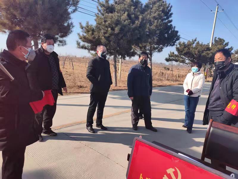 淳化县人民检察院检察长深入包抓村督导疫情防控工作